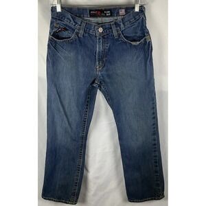 Ariat Mens M4 FR 32x30 Relaxed Boot Cut Work Denim Jeans Cotton USA Cowboy Ranch